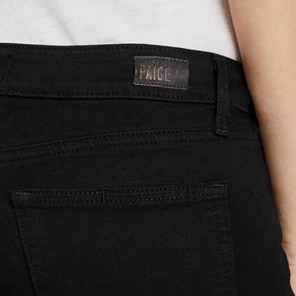 PAIGE Verdugo Denim Crop in Black Overdye. Size 29. NWOT - Picture 7 of 13